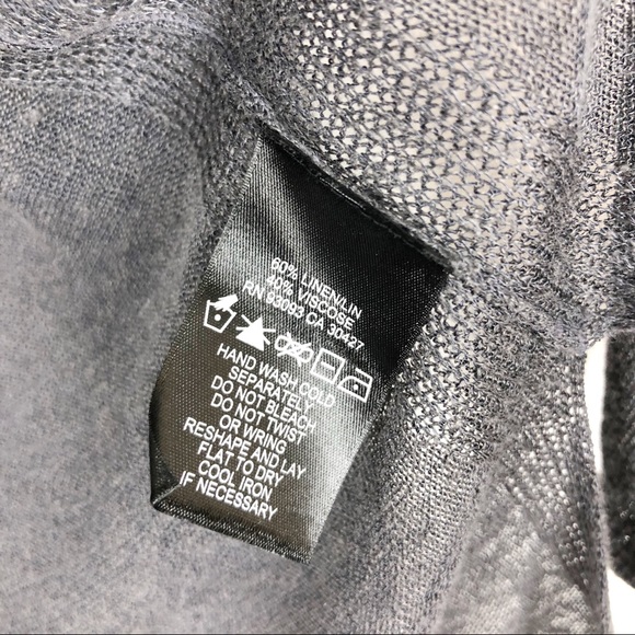 NIC + ZOE Long Lengths Cardigan Graphite Size PP